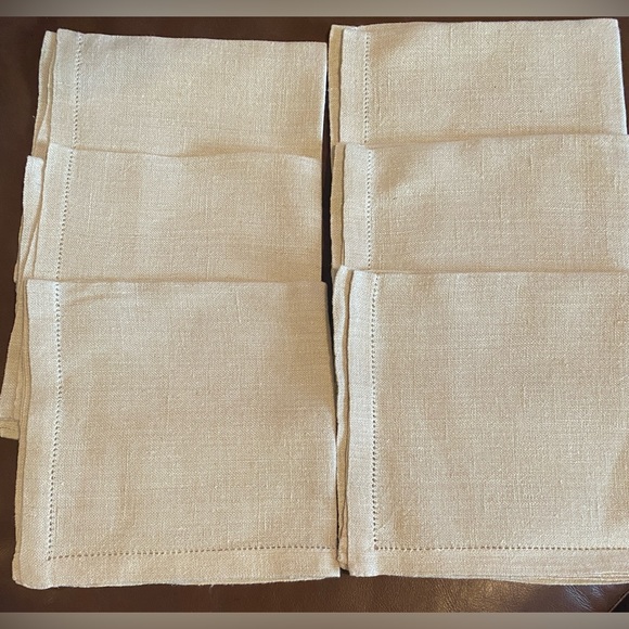 Vintage Embroidery Linen Napkins Receive 6 - Picture 5 of 5